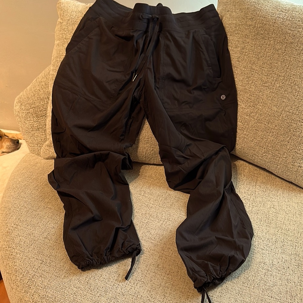 Lululemon black unlined studio pant. Size 12